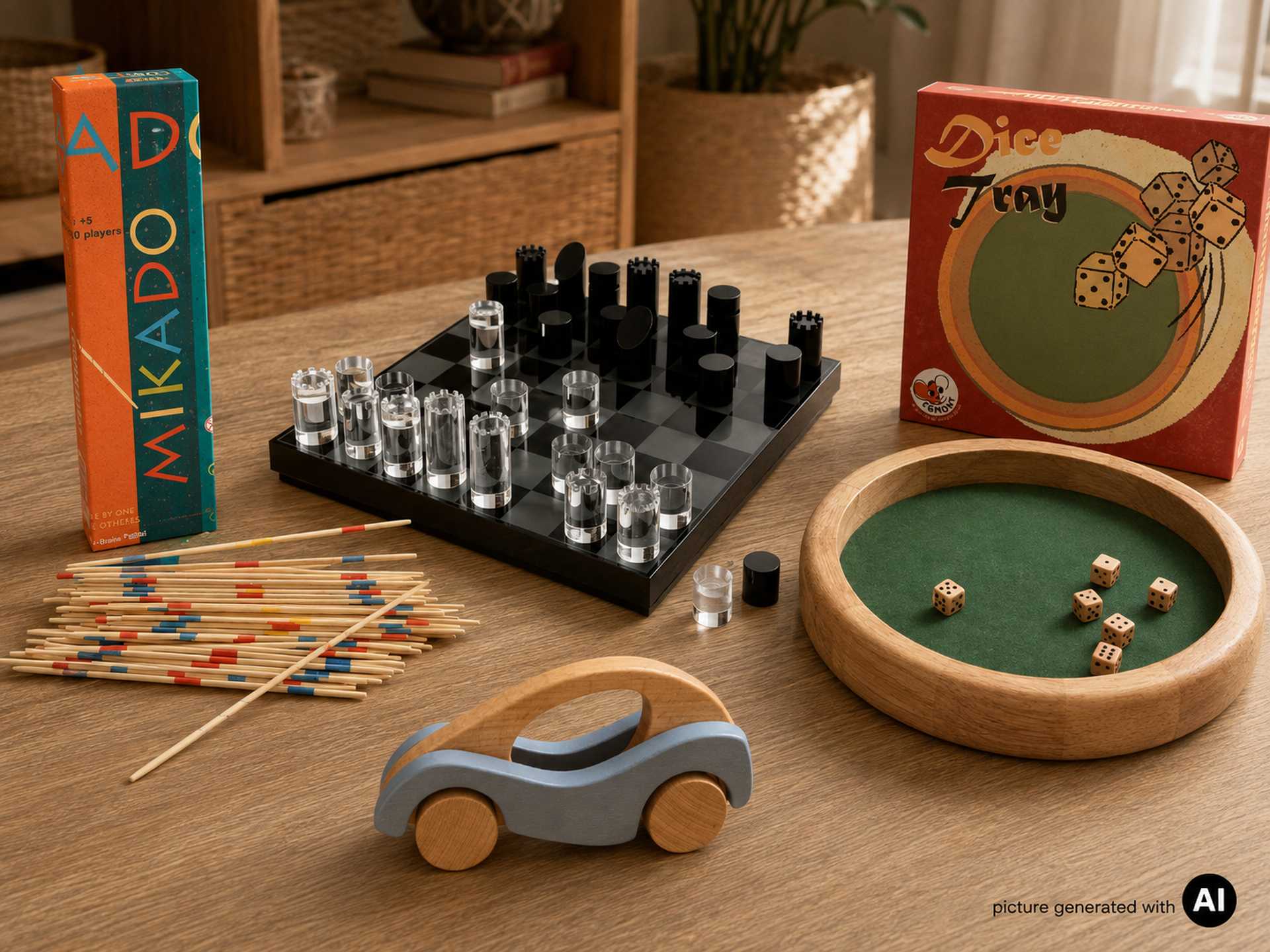 Spiele und Spielzeug für Kinder und Erwachsene